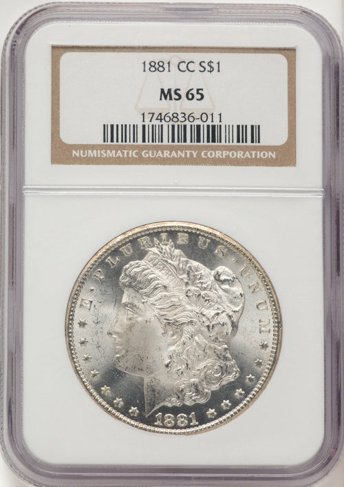 1881-CC Morgan Dollar NGC MS65