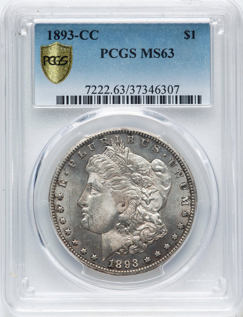 1893-CC Morgan Dollar PCGS MS63