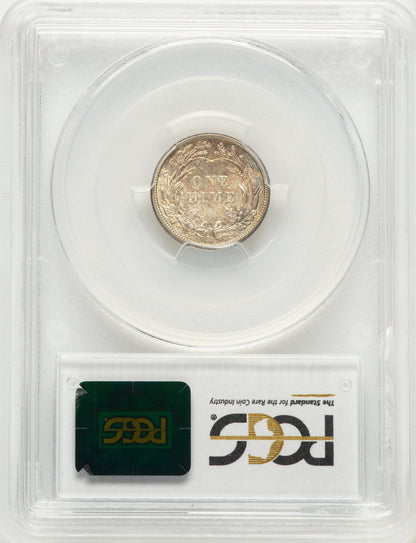 1911-D 10C Barber Dime PCGS MS67