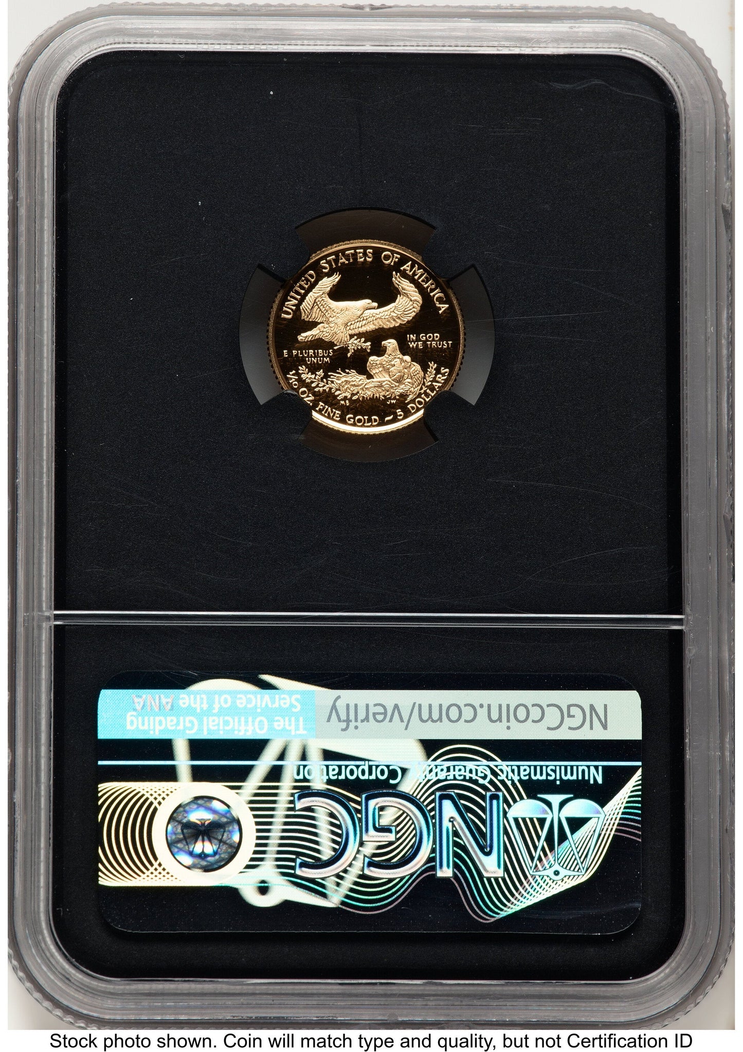 2018-W Proof Gold Eagle 1/10 oz FDI Elizabeth Jones Washington NGC PF70