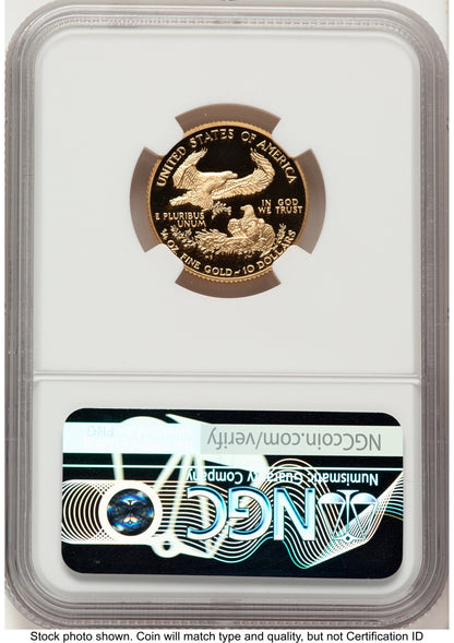 1998-W Proof Gold Eagle 1/4 oz Red Book NGC PF70