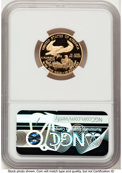 2003-W Proof Gold Eagle 1/4 oz Red Book NGC PF70