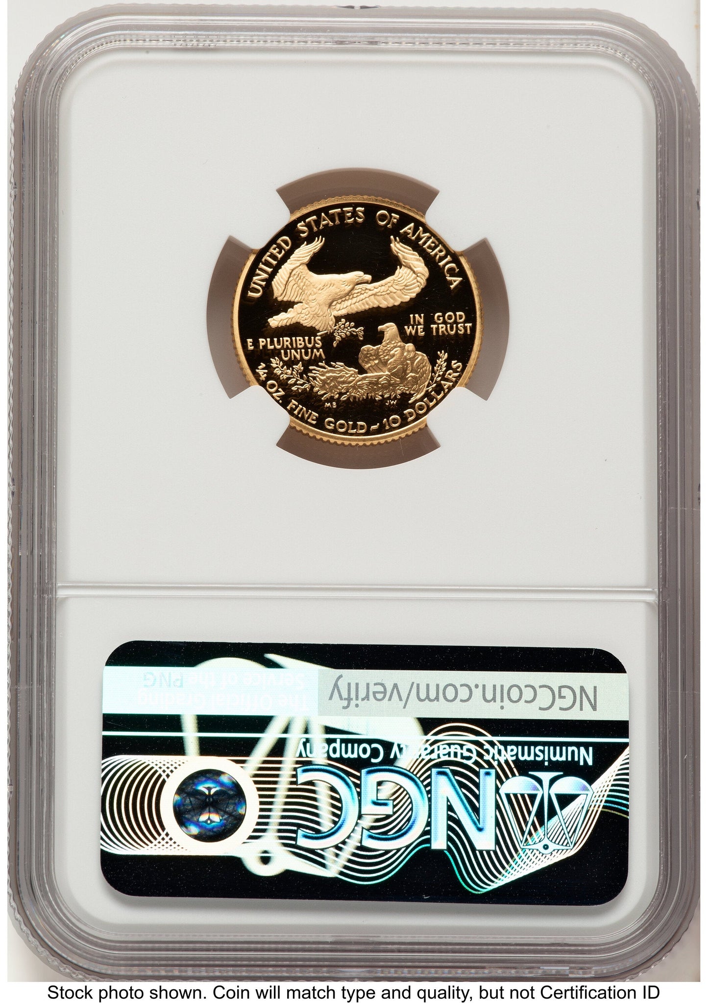 2004-W Proof Gold Eagle 1/4 oz Red Book NGC PF70