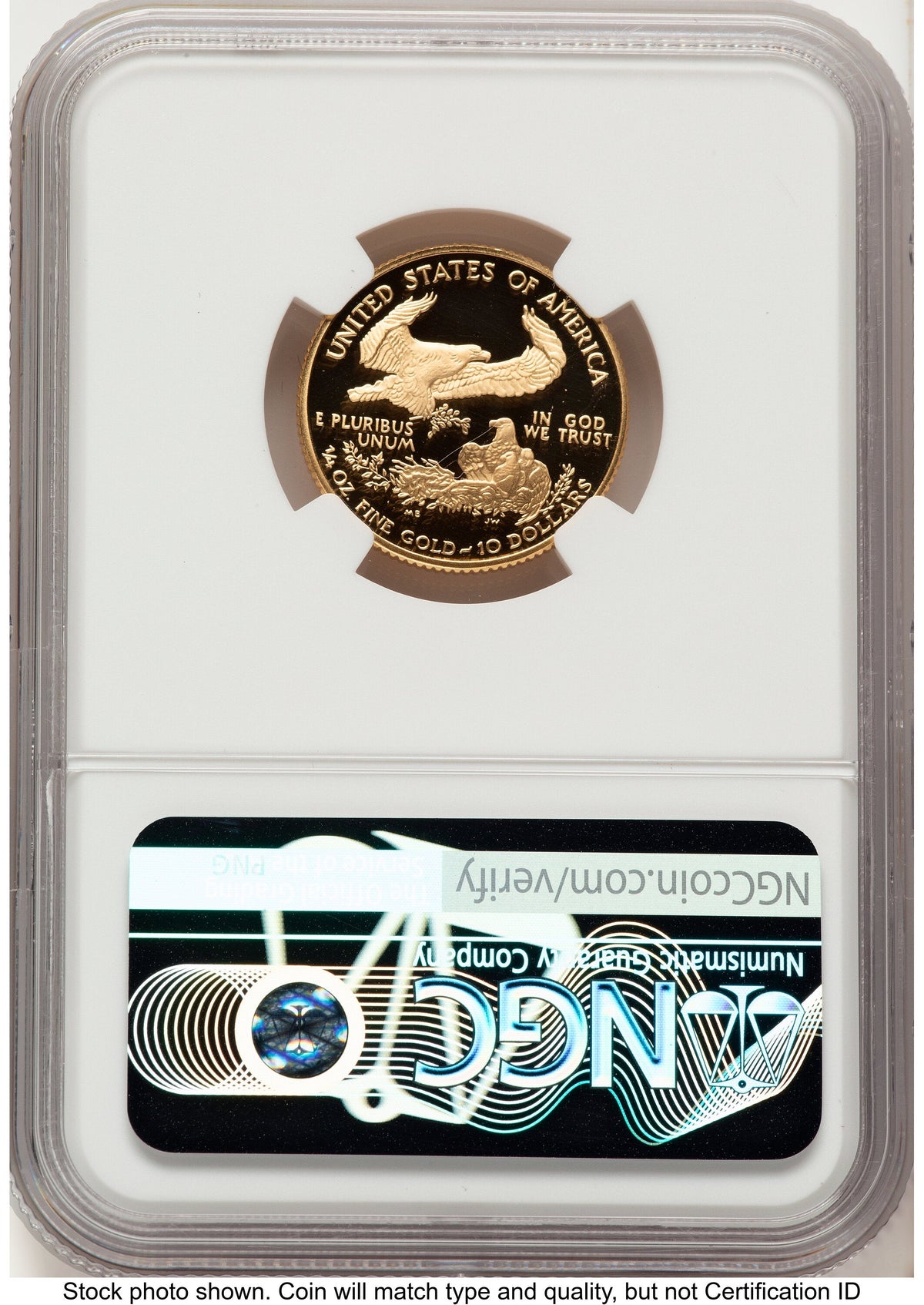 2005-W Proof Gold Eagle 1/4 oz Red Book NGC PF70