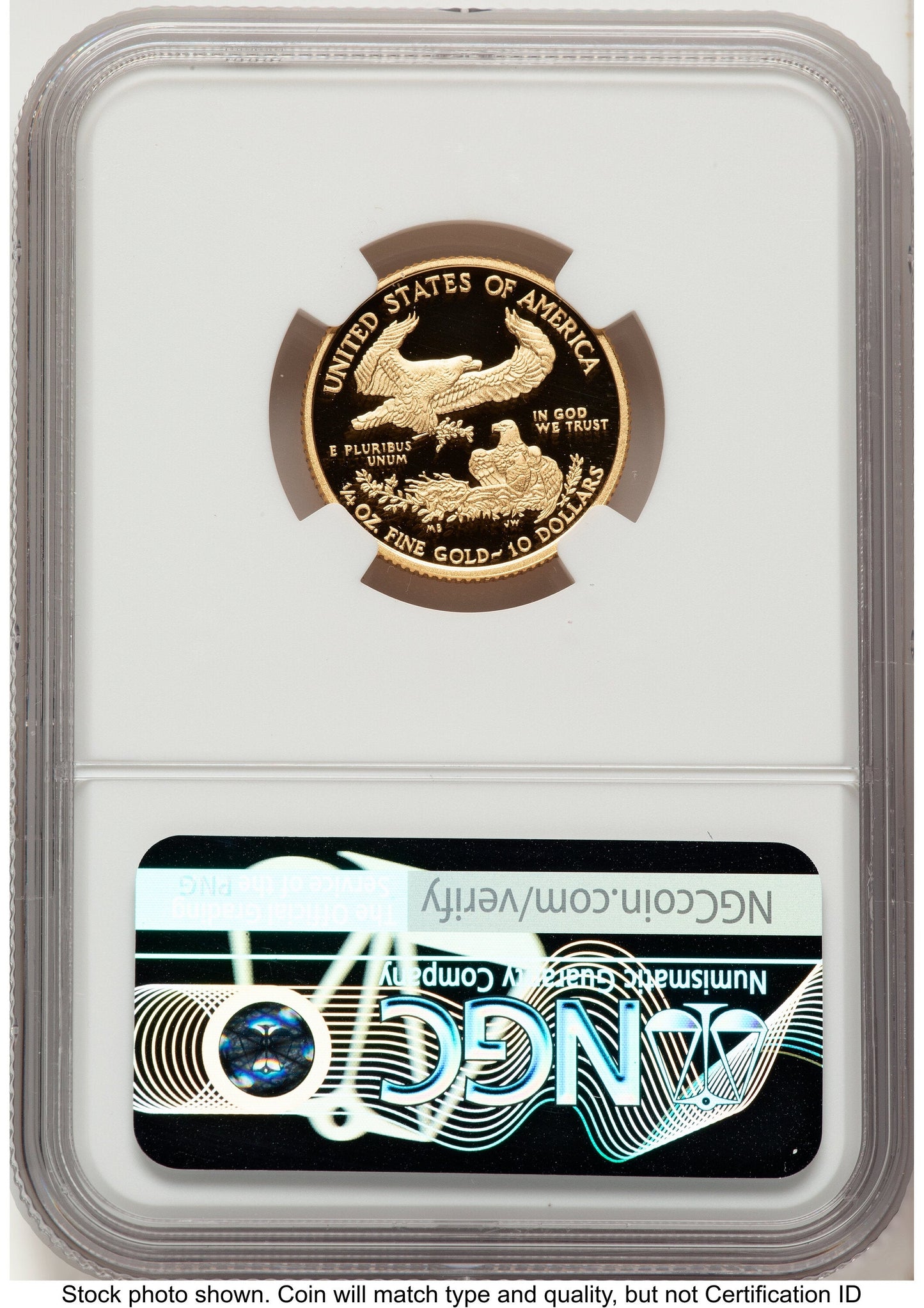 2012-W Proof Gold Eagle 1/4 oz Red Book NGC PF70