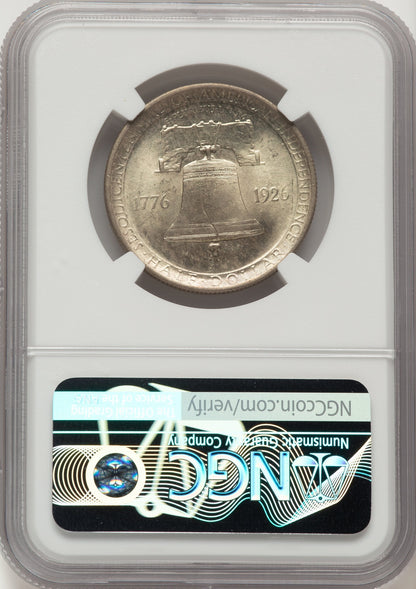 1926 50C Sesquicentennial Commemorative Silver NGC MS65