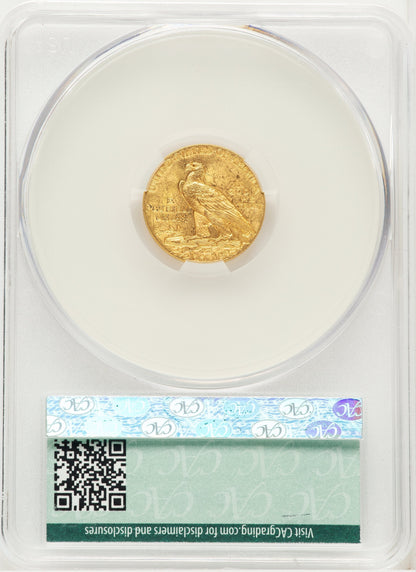 1928 $2.50 CACG Plus Indian Quarter Eagle CACG MS63+