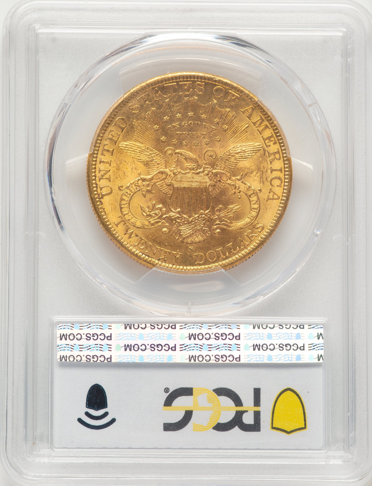 1895-S $20 Liberty Double Eagle PCGS MS62