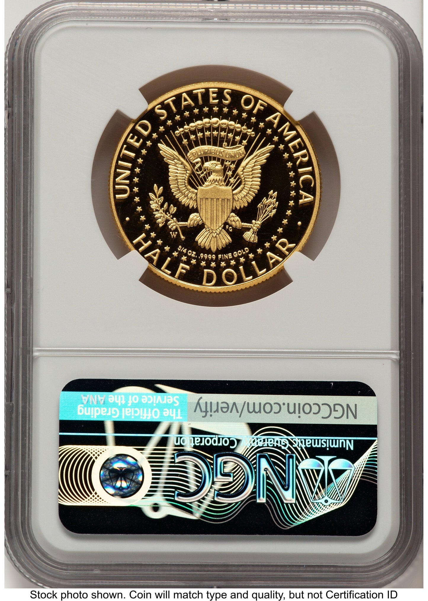 2014-W 50C Gold JFK 50th Anniversary Don Everhart Proof Kennedy Half Dollar NGC PR70