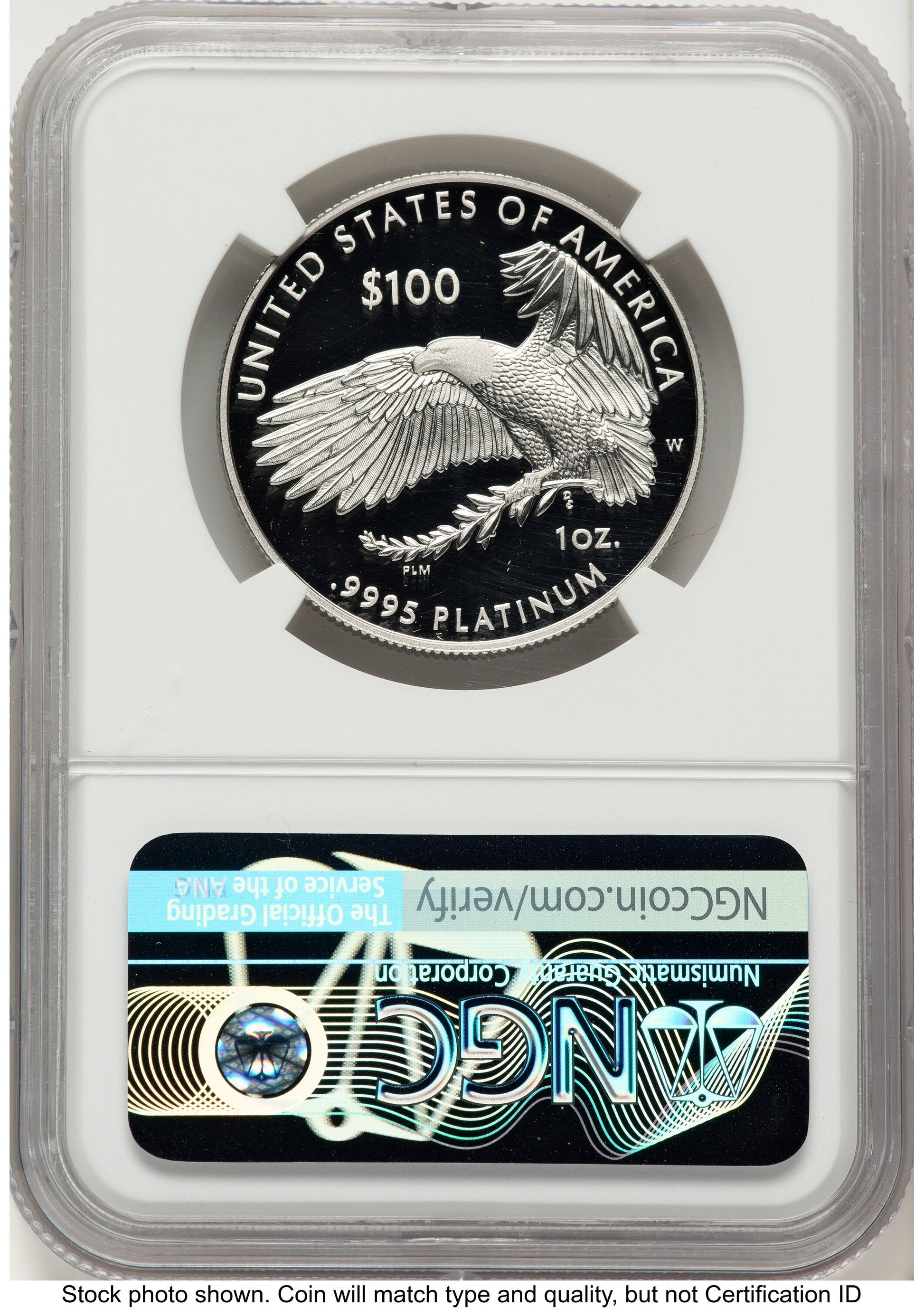 2022-W Proof Platinum Eagle 1 oz Don Everhart NGC PF70