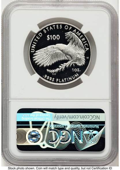 2022-W Proof Platinum Eagle 1 oz Don Everhart NGC PF70