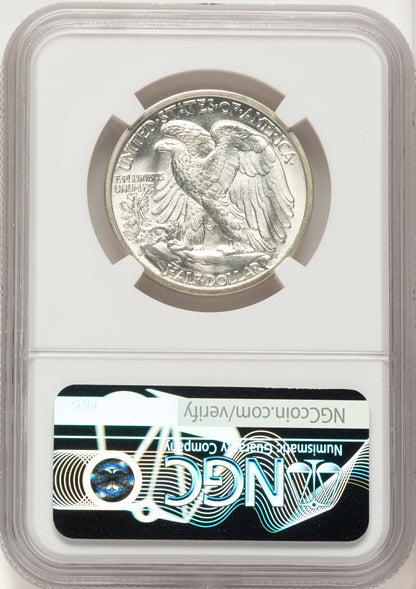 1936-S 50C Walking Liberty Half Dollar NGC MS66