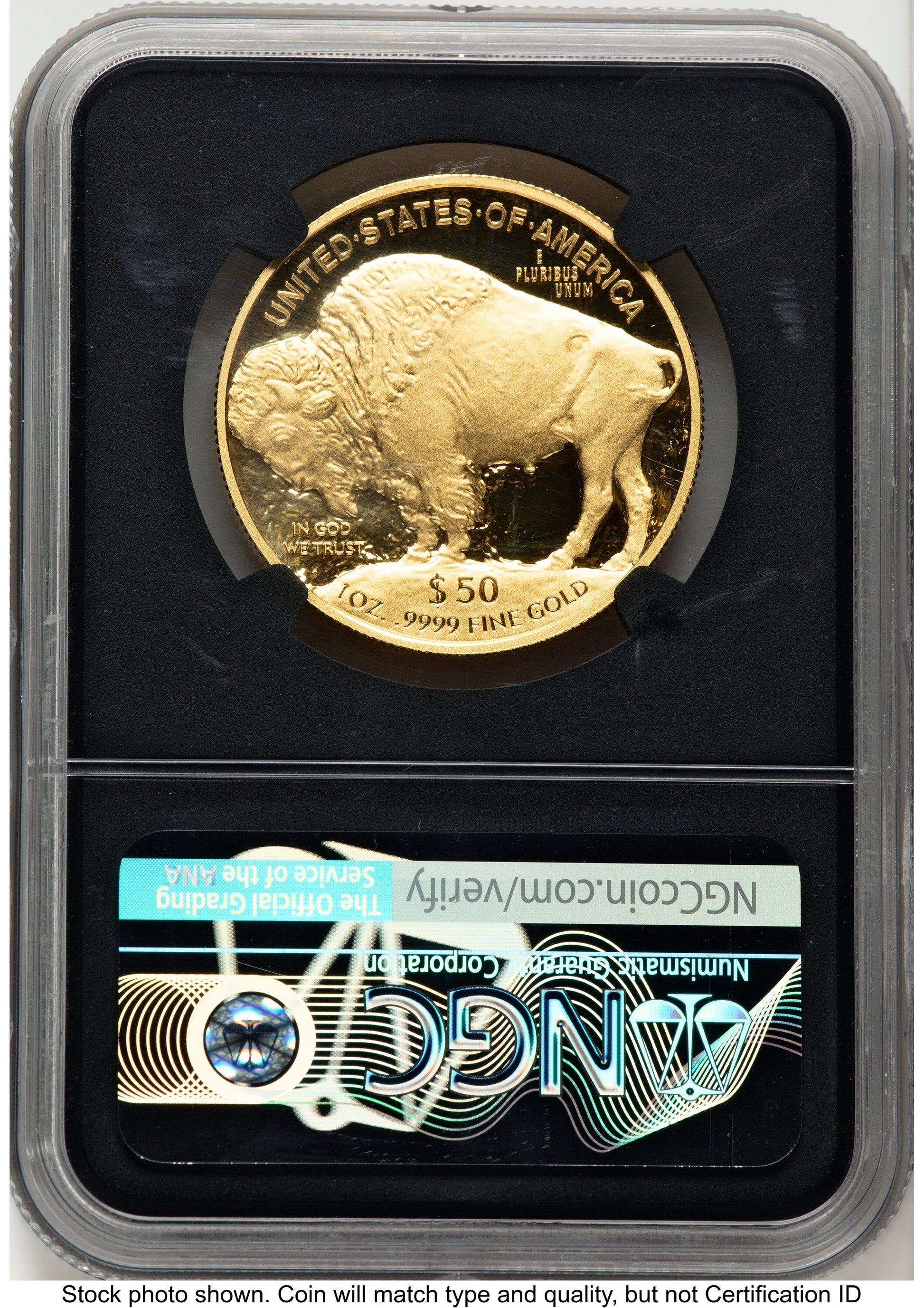 2018-W Proof Gold Buffalo 1 oz Bison Label NGC PF70