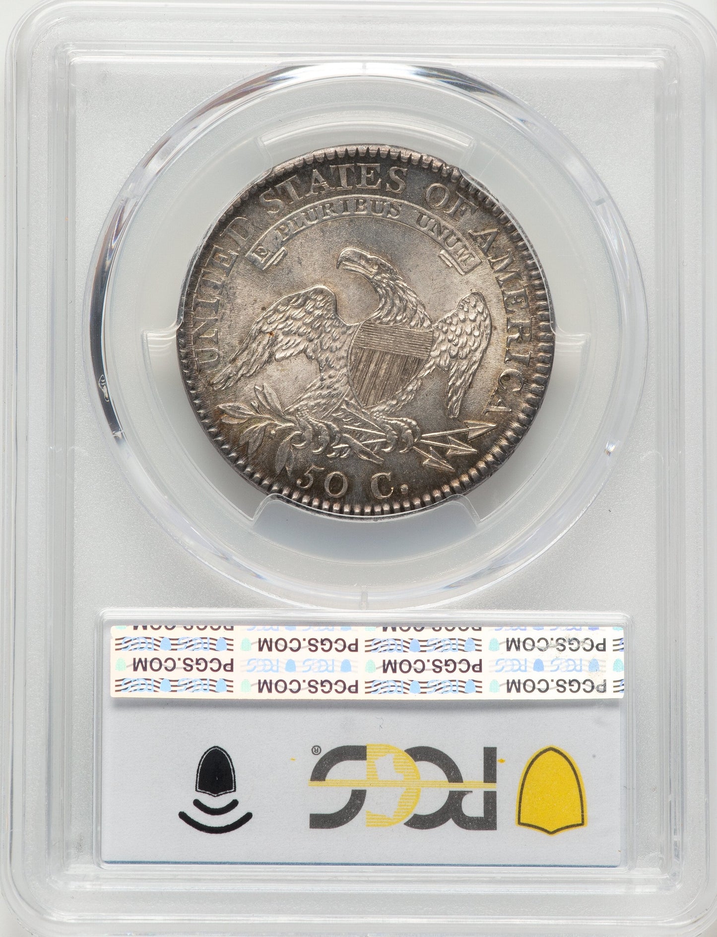 1812 50C Large 8 Bust Half Dollar PCGS MS65+