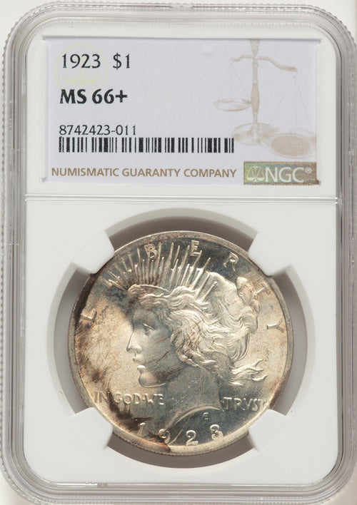 1923 Peace Dollar NGC MS66+