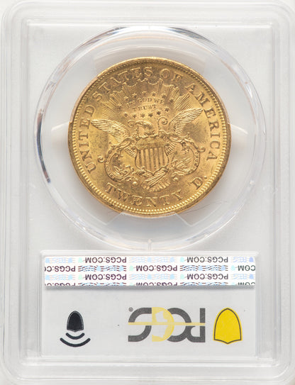 1873-S $20 Closed 3 Liberty Double Eagle PCGS MS61