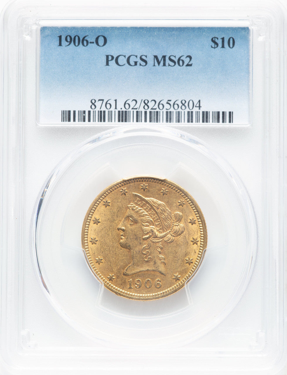 1906-O $10 Liberty Eagle PCGS MS62