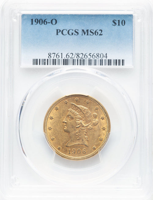 1906-O $10 Liberty Eagle PCGS MS62