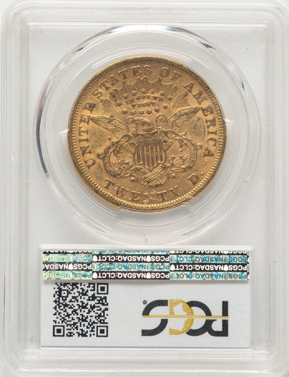 1868-S $20 Liberty Double Eagle PCGS AU50