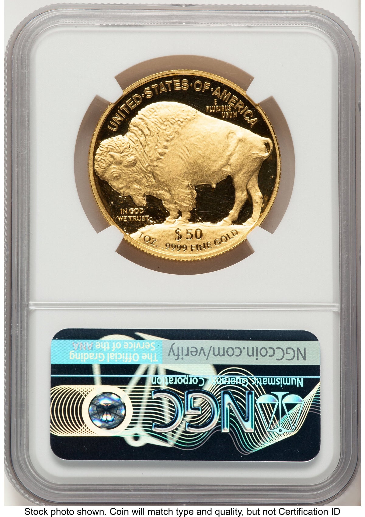 2021-W Proof Gold Buffalo 1 oz Mike Castle NGC PF70