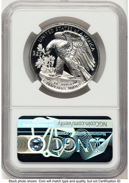 2018-W Palladium Eagle 1 oz FDI John Washington NGC PF70 Mercanti