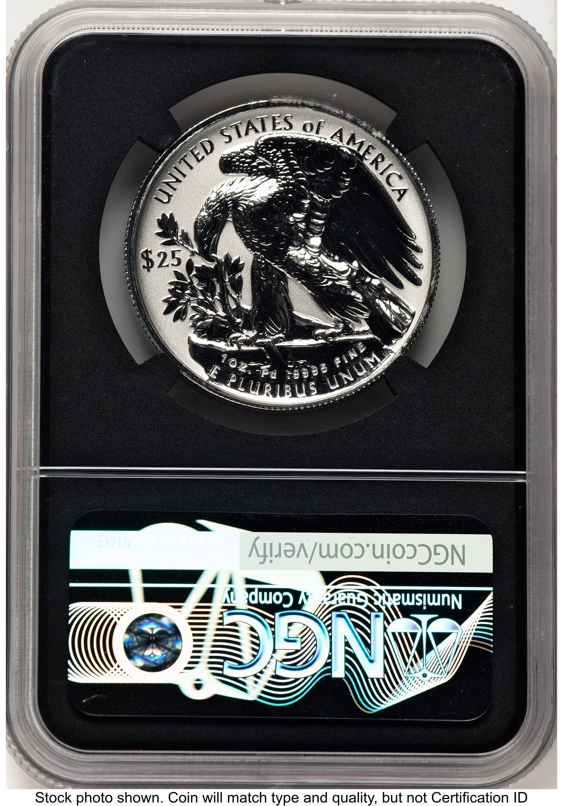 2022-W Palladium Eagle 1 oz REV AR Anna Cabral NGC PF70