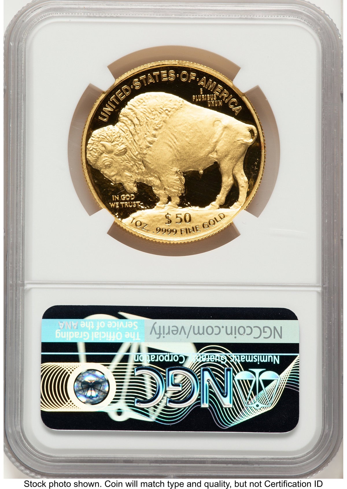 2021-W Proof Gold Buffalo 1 oz ER Don Everhart NGC PF70