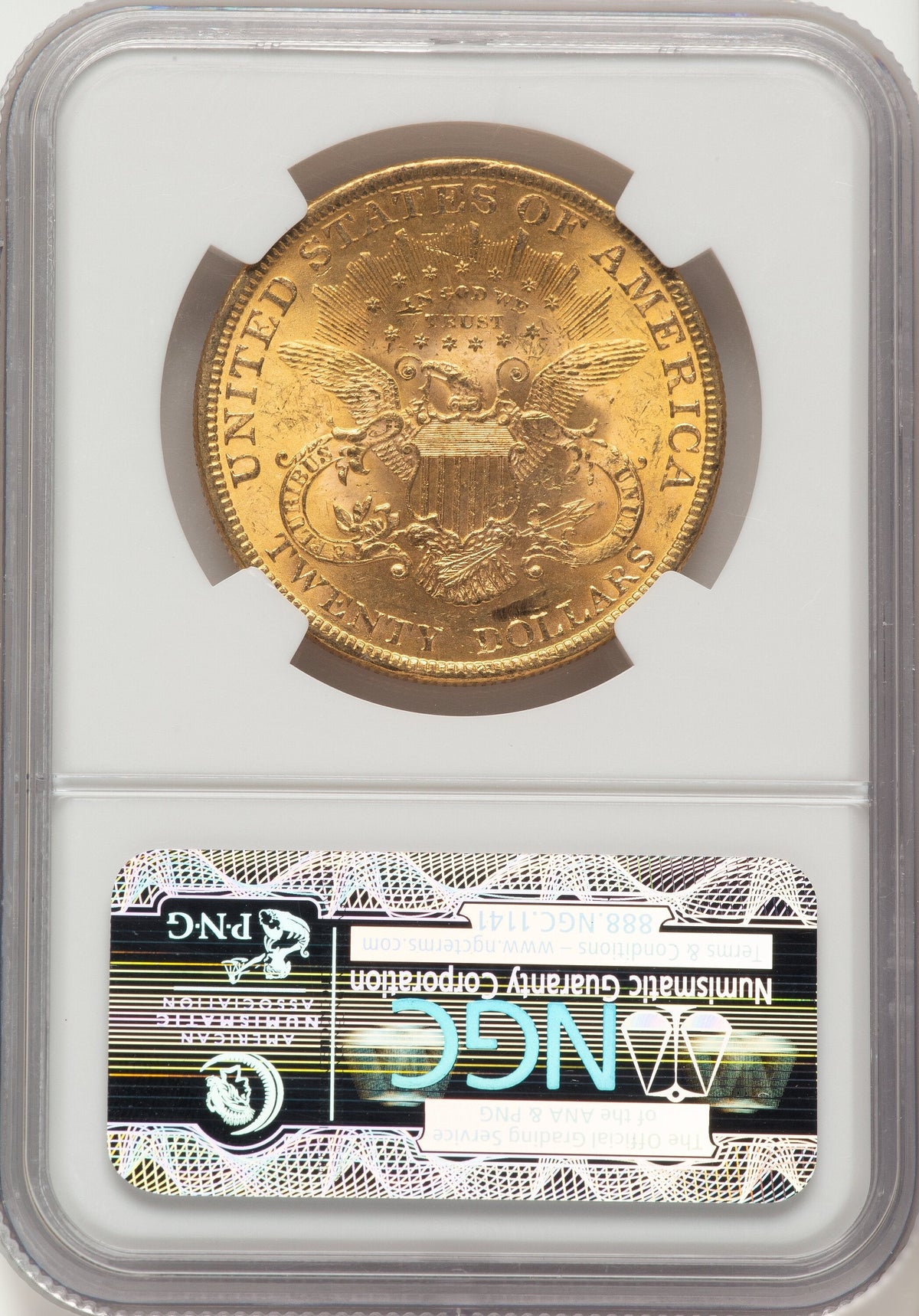 1899 $20 Liberty Double Eagle NGC MS63