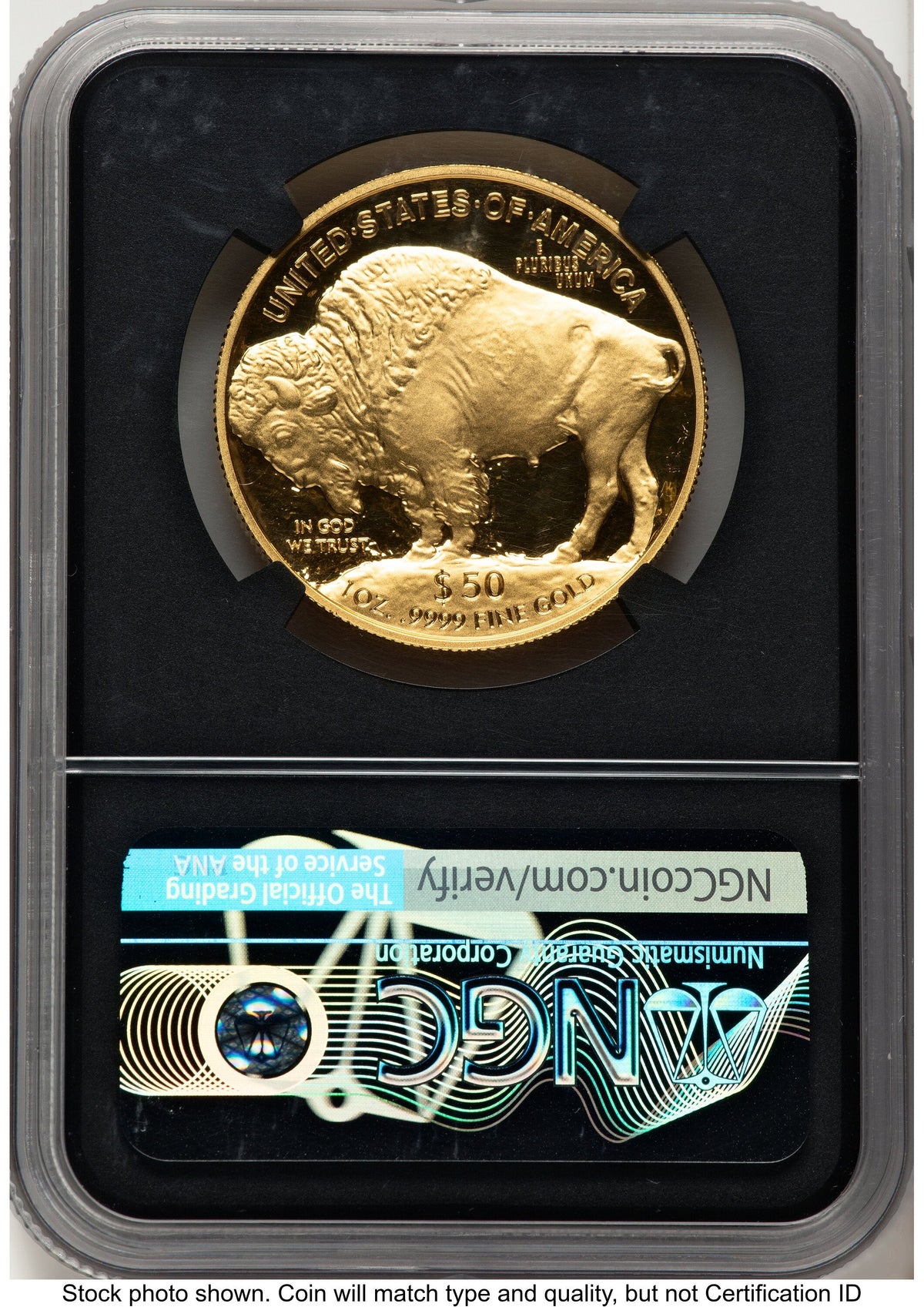 2023-W Proof Gold Buffalo 1 oz ER Blue NGC PF70