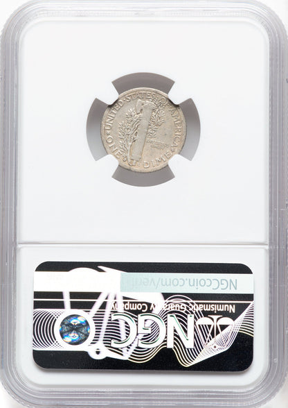 1916-D 10C Mercury Dime Details NGC VF20