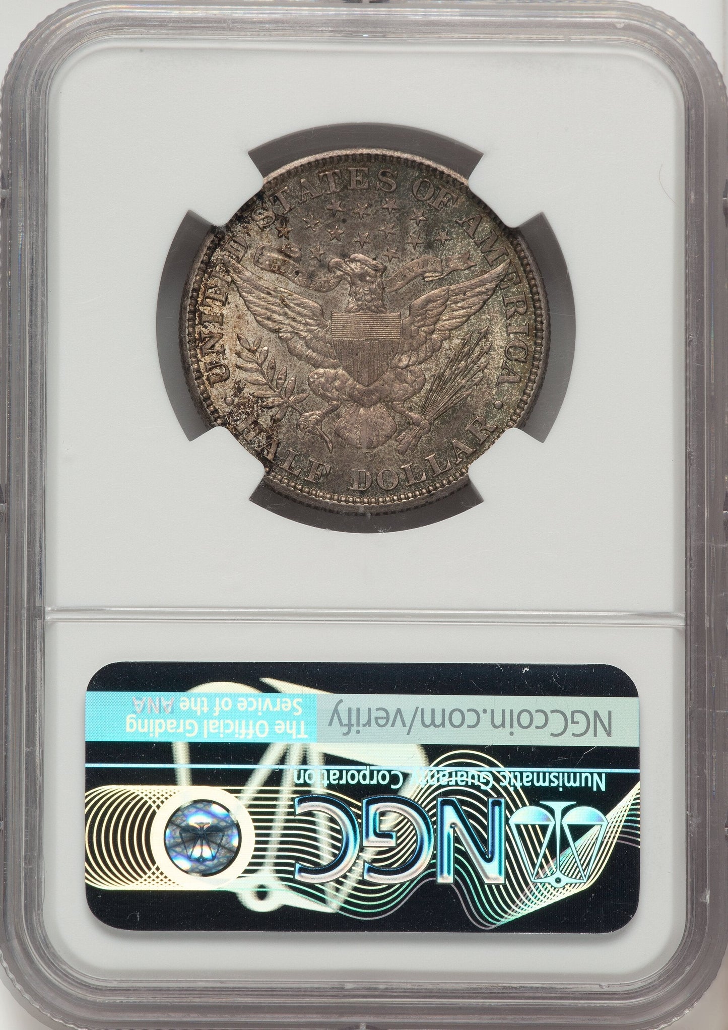 1915-D 50C Barber Half Dollar NGC MS66