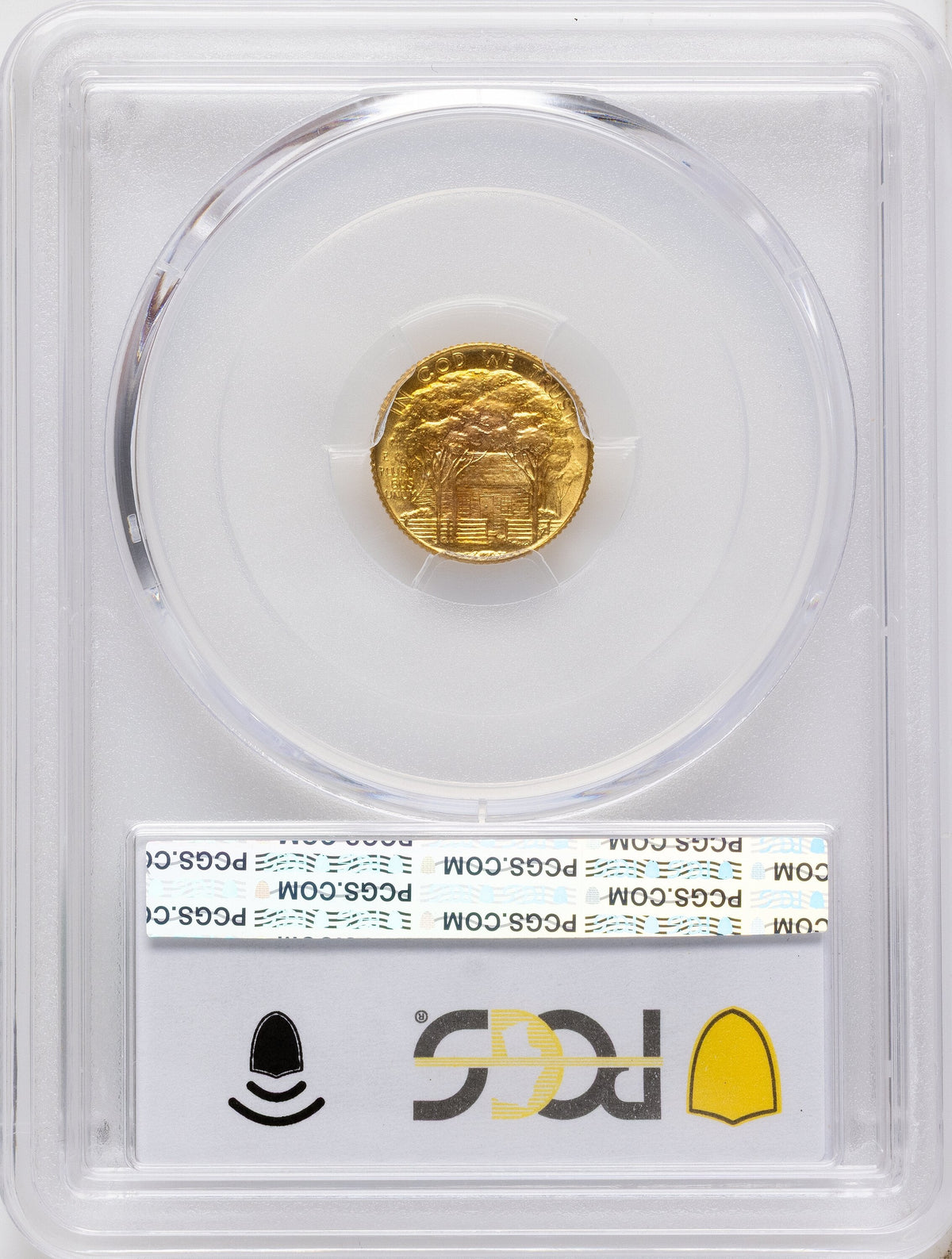 1922 G$1 Grant With Star CAC Commemorative Gold PCGS MS67