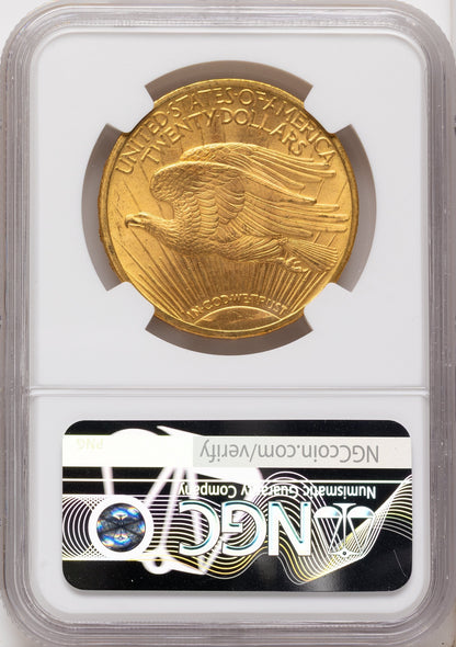1910 $20 Saint-Gaudens Double Eagle NGC MS65+