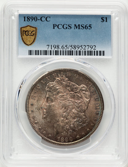 1890-CC Morgan Dollar PCGS MS65