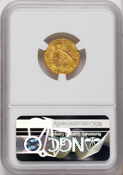 1911 $2.50 Indian Quarter Eagle NGC MS63