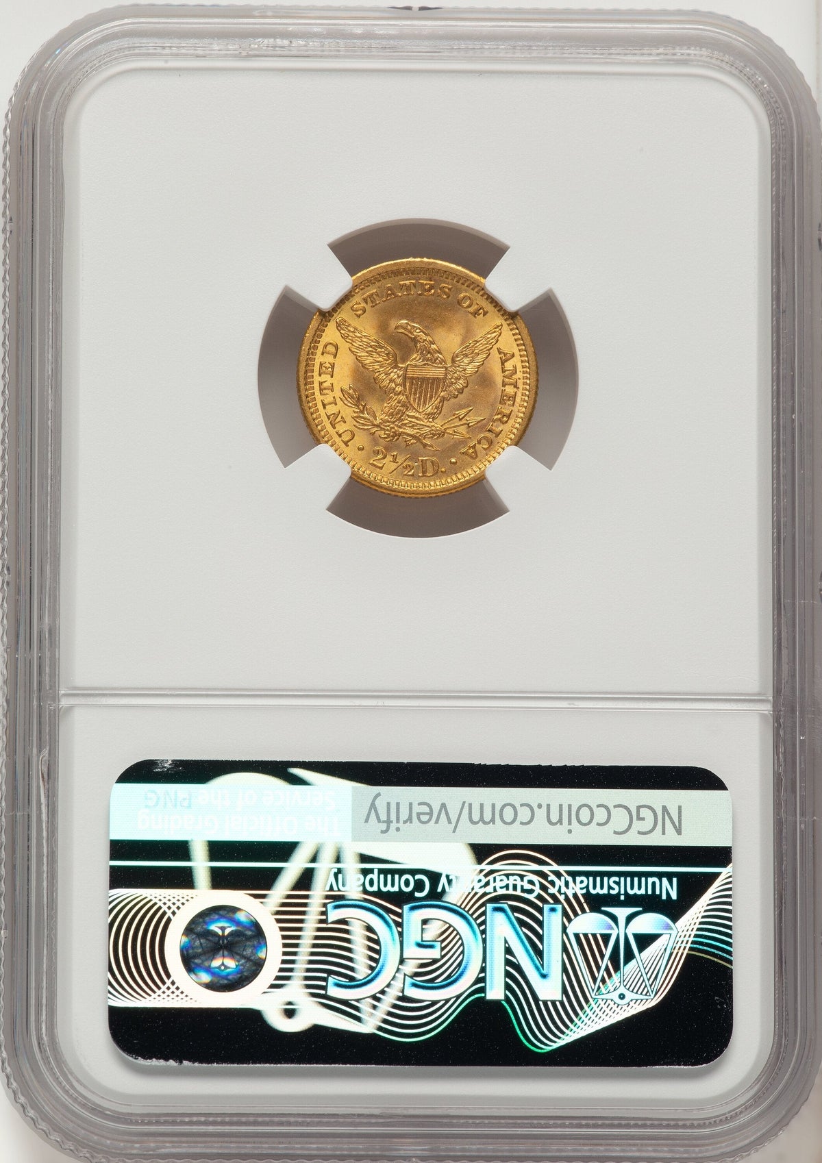 1907 $2.50 Liberty Quarter Eagle NGC MS67
