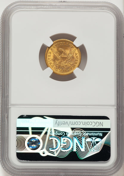 1907 $2.50 Liberty Quarter Eagle NGC MS67