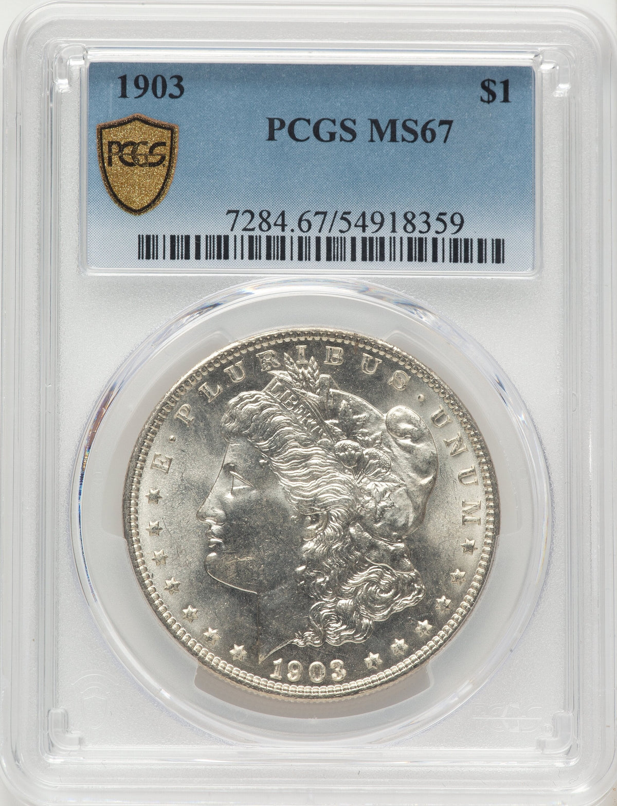 1903 Morgan Dollar PCGS MS67