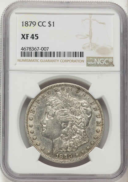 1879-CC Morgan Dollar NGC XF45