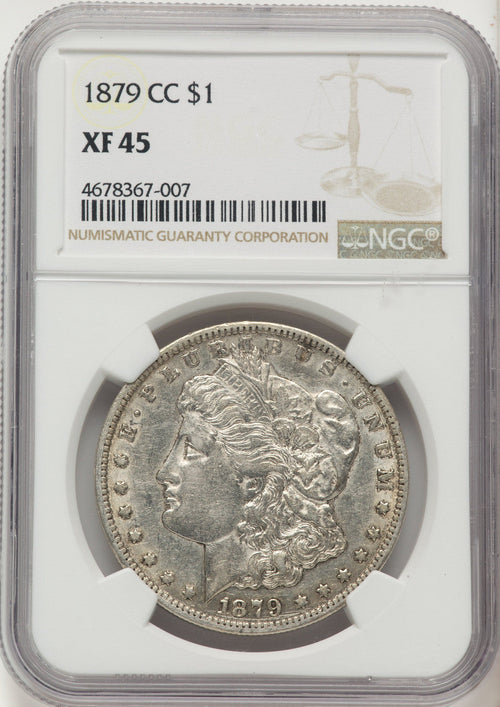 1879-CC Morgan Dollar NGC XF45