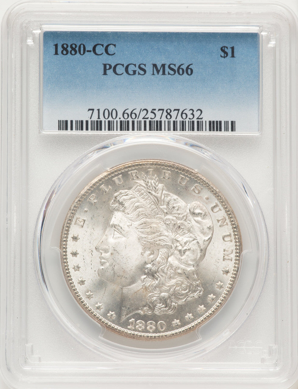 1880-CC Morgan Dollar PCGS MS66