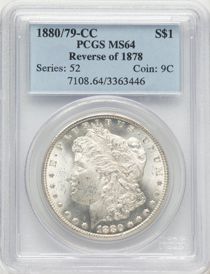 1880-CC Reverse of 1878 Morgan Dollar PCGS MS64