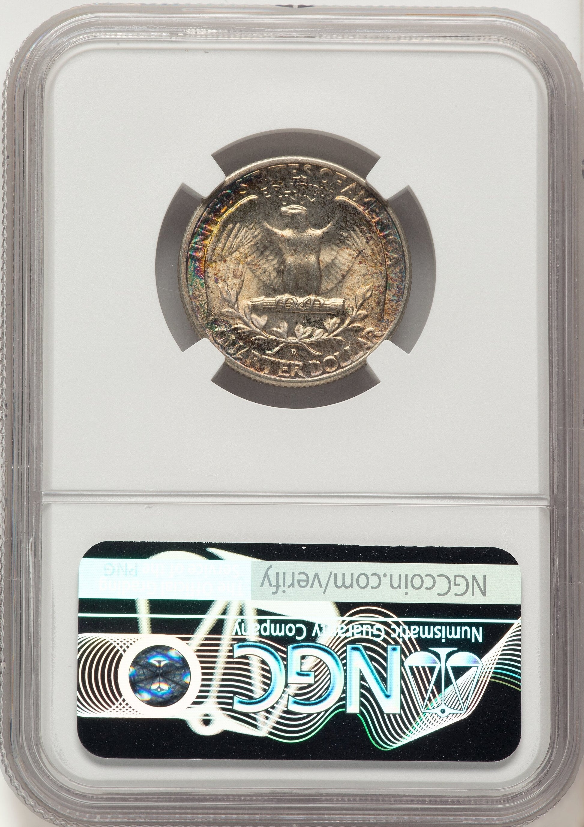 1935-D 25C Washington Quarter NGC MS67