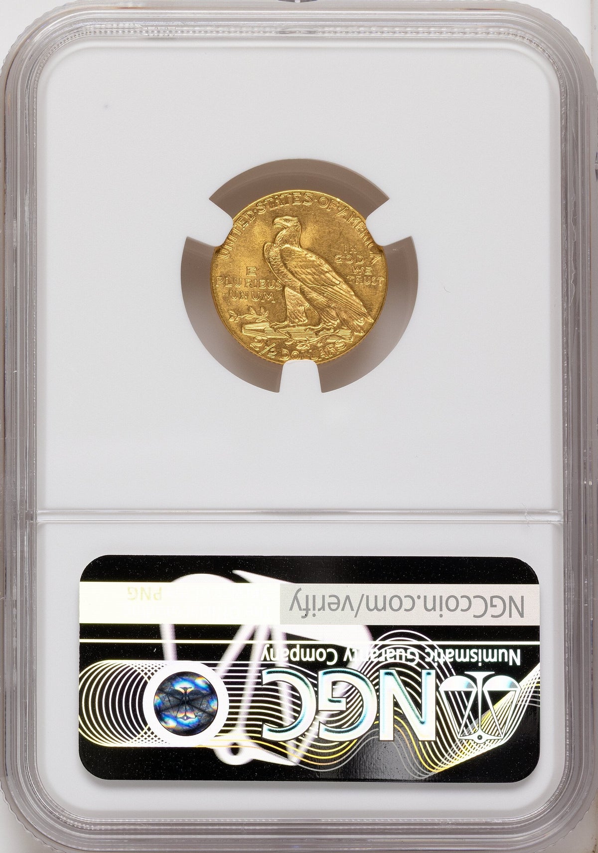 1908 $2.50 Indian Quarter Eagle NGC MS65