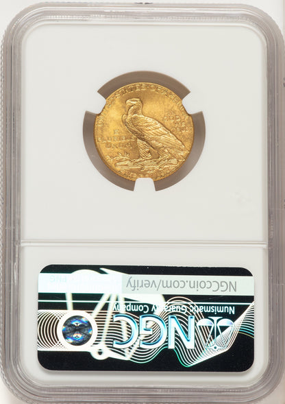 1913 $5 Indian Half Eagle NGC MS65