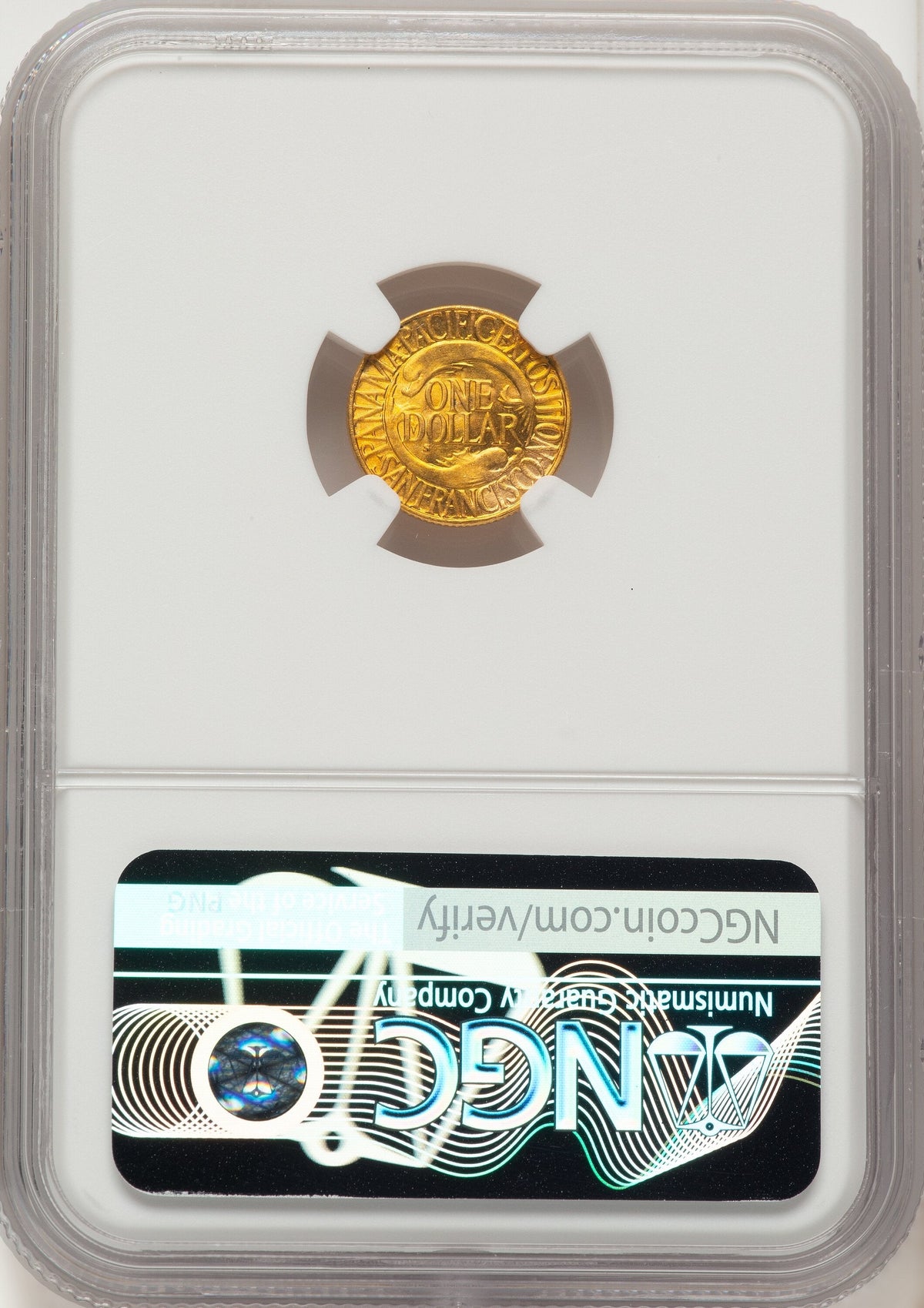 1915-S G$1 PAN-PAC Gold Dollar Commemorative Gold NGC MS66