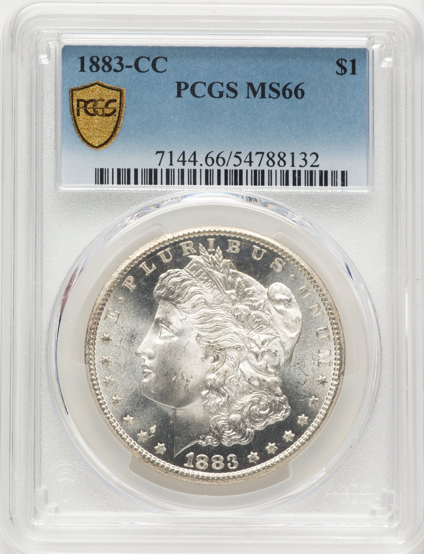 1883-CC Morgan Dollar PCGS MS66