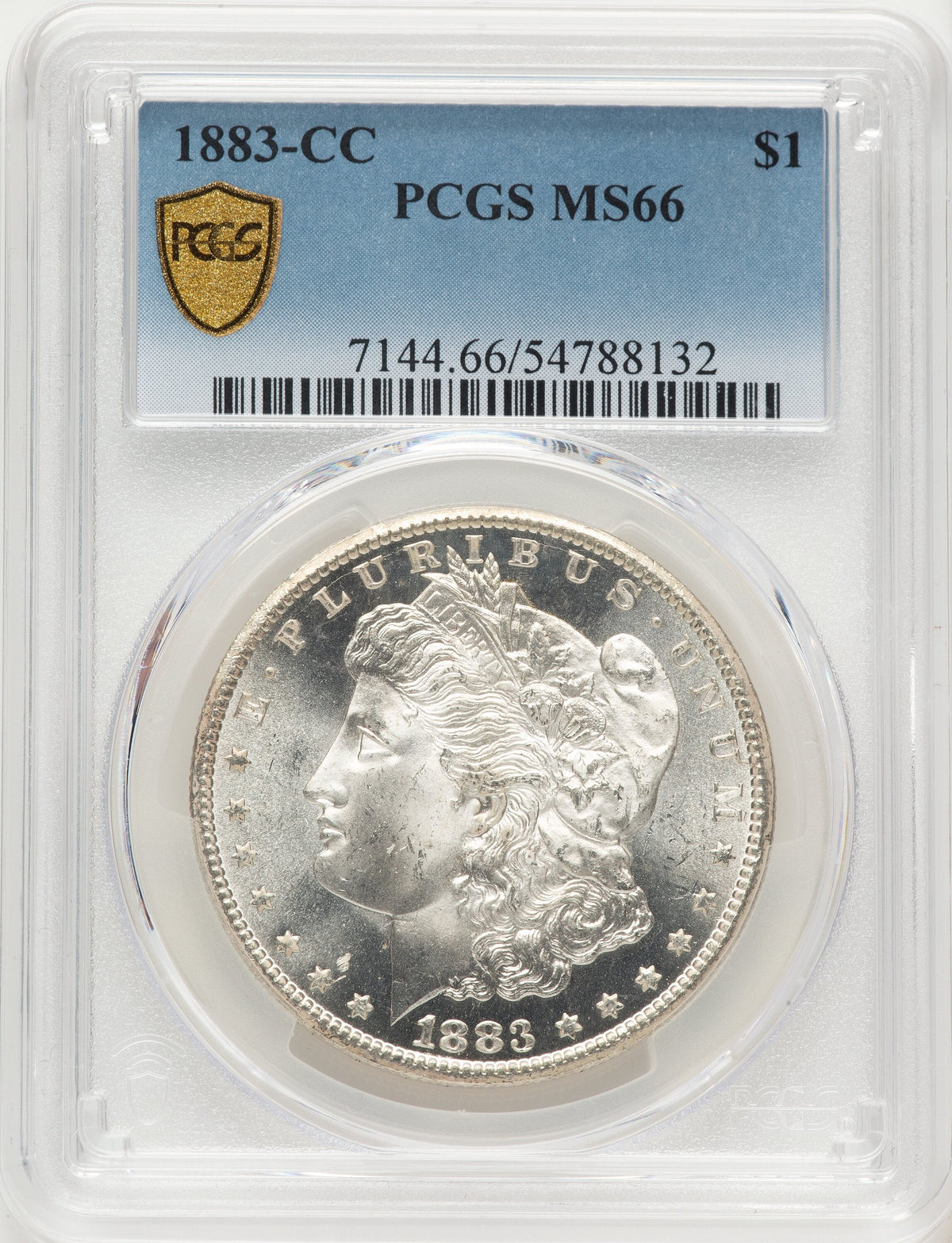 1883-CC Morgan Dollar PCGS MS66