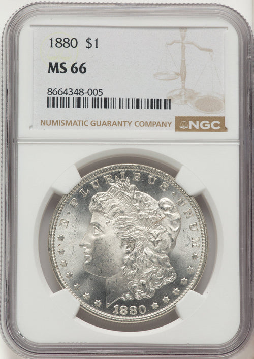 1880 Morgan Dollar NGC MS66