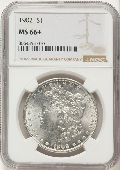 1902 Morgan Dollar NGC MS66+